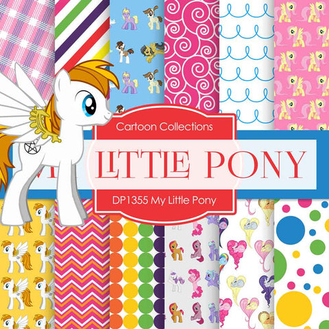 My Little Pony Paper DP1355 - Digital Paper Shop