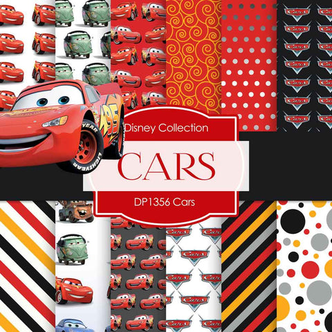 Cars Digital Paper DP1356 - Digital Paper Shop