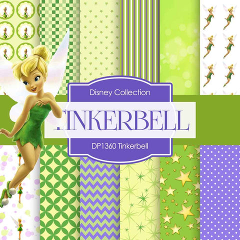 Tinkerbell Digital Paper DP1360 - Digital Paper Shop