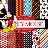 Mickey Mouse Digital Paper DP1363 - Digital Paper Shop