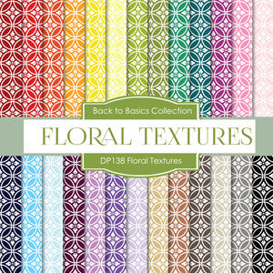 Floral Textures Digital Paper DP138 - Digital Paper Shop