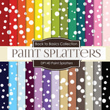 Paint Splatters Digital Paper DP140 - Digital Paper Shop