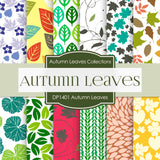 Autumn Leaves Digital Paper DP1401 - Digital Paper Shop