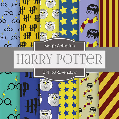 Ravenclaw Harry Potter Digital Paper DP1458 - Digital Paper Shop