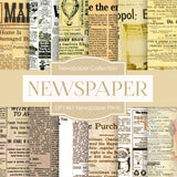 Newspapers Prints Digital Paper DP1461 - Digital Paper Shop
