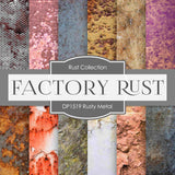Rusty Metal Digital Paper DP1519 - Digital Paper Shop