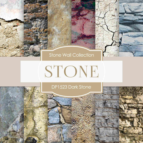 Dark Stone Digital Paper DP1523 - Digital Paper Shop