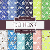 Damask Backdrops Digital Paper DP1549 - Digital Paper Shop