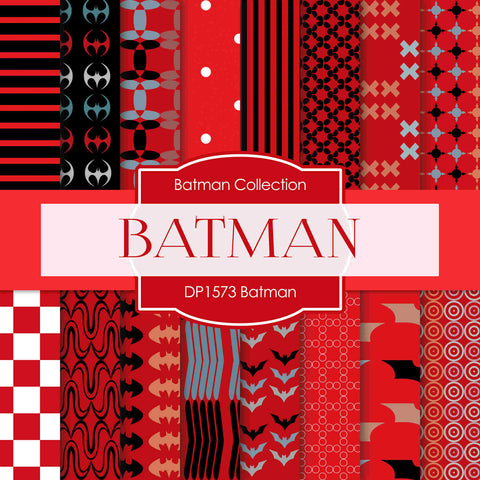 Batman Digital Paper DP1573 - Digital Paper Shop