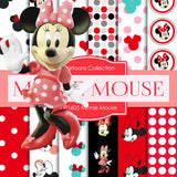 Minnie Mouse Digital Paper DP1605 - Digital Paper Shop