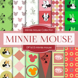 Minnie Mouse Digital Paper DP1615 - Digital Paper Shop