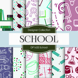 School Digital Paper DP1633 - Digital Paper Shop