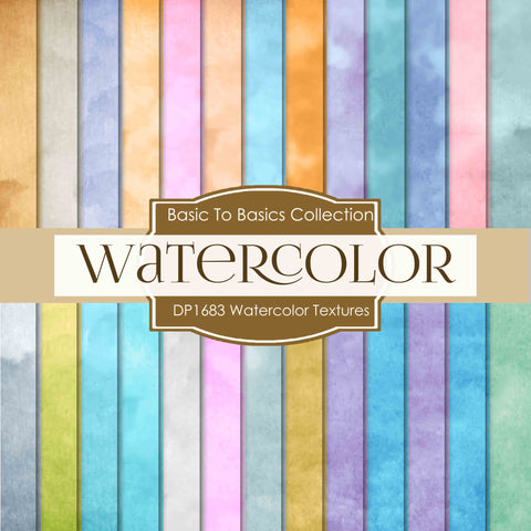 Watercolor Textures Digital Paper DP1683 - Digital Paper Shop
