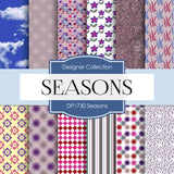 Seasons Digital Paper DP1730 - Digital Paper Shop