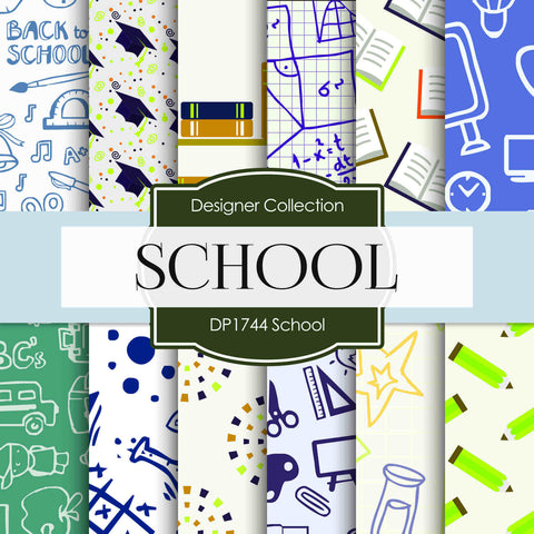 School Digital Paper DP1744 - Digital Paper Shop