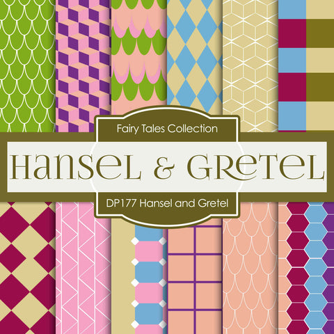 Hansel & Gretel Digital Paper DP177 - Digital Paper Shop