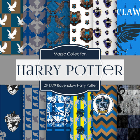 harry potter inspired digital papers printable paper pack printable papers  commercial use instan…