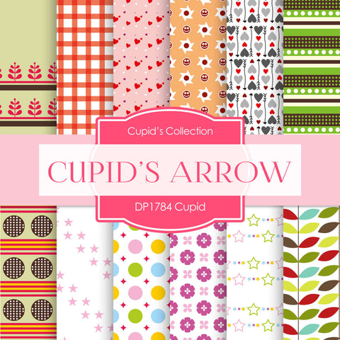 Cupid's Arrow Digital Paper DP1784 - Digital Paper Shop