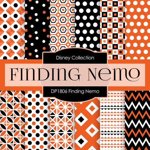 Finding Nemo Digital Paper DP1806 - Digital Paper Shop