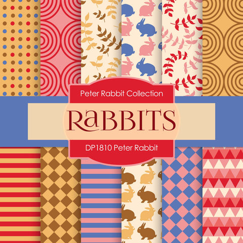 Peter Rabbit Digital Paper DP1810 - Digital Paper Shop