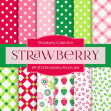 Strawberry Shortcake Digital Paper DP1813 - Digital Paper Shop