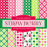 Strawberry Shortcake Digital Paper DP1820 - Digital Paper Shop