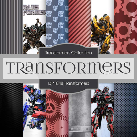 Transformers Digital Paper DP1848 - Digital Paper Shop