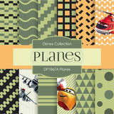 Planes Digital Paper DP1867A - Digital Paper Shop