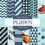 Planes Digital Paper DP1867 - Digital Paper Shop