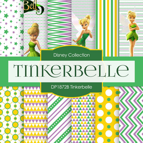 Tinkerbelle Digital Paper DP1872B - Digital Paper Shop