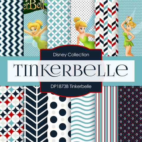 Tinkerbelle Digital Paper DP1873B - Digital Paper Shop
