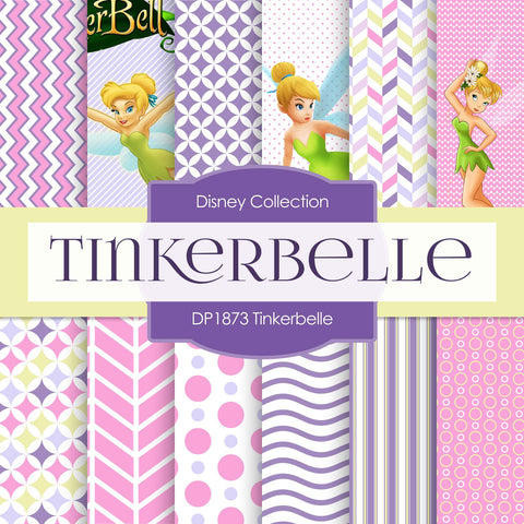 Tinkerbelle Digital Paper DP1873 - Digital Paper Shop