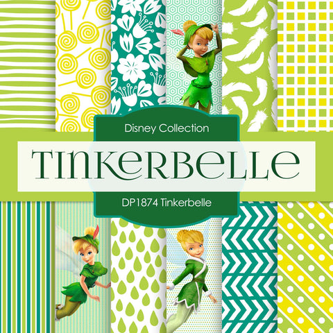Tinkerbelle Digital Paper DP1874 - Digital Paper Shop