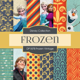 Frozen Vintage Digital Paper DP1878 - Digital Paper Shop