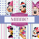 Minnie Mouse Digital Paper DP1886 - Digital Paper Shop