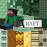 Minecraft Digital Paper DP1891 - Digital Paper Shop