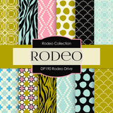 Rodeo Drive Digital Paper DP190 - Digital Paper Shop