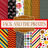 Jack And The Pirates Digital Paper DP1950 - Digital Paper Shop