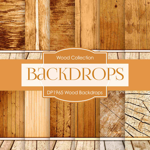 Wood Backdrops Digital Paper DP1965 - Digital Paper Shop