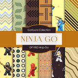 Ninja Go Digital Paper DP1982 - Digital Paper Shop