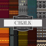 Chalk Tribal Digital Paper DP2005 - Digital Paper Shop