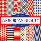 American Beauty Digital Paper DP2065 - Digital Paper Shop