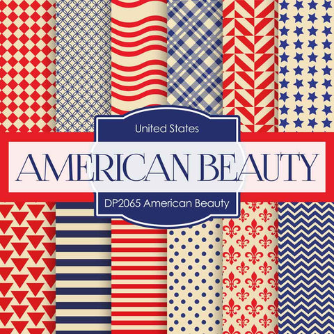 American Beauty Digital Paper DP2065 - Digital Paper Shop