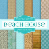 Beach House Digital Paper DP2101 - Digital Paper Shop