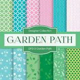 Garden Path Digital Paper DP213 - Digital Paper Shop