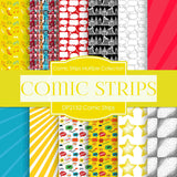 Comic Strips Digital Paper DP2152 - Digital Paper Shop