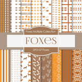 Foxes Digital Paper DP2157 - Digital Paper Shop