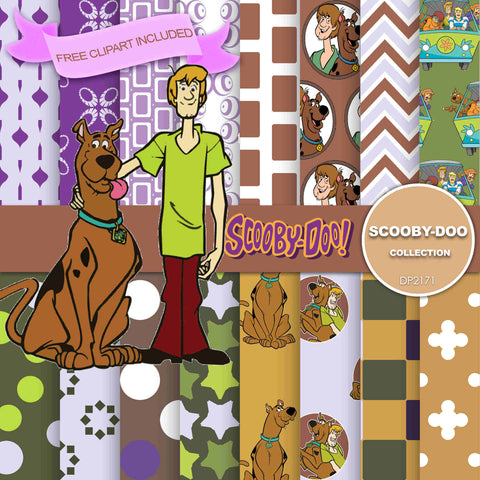 Scooby Doo Digital Paper DP2171 - Digital Paper Shop