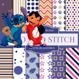 Lilo and Stitch Digital Paper DP2196 - Digital Paper Shop