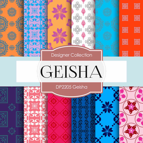 Geisha Digital Paper DP2205 - Digital Paper Shop